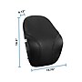 Mount-It! Ergo Collection Memory Foam Lumbar Support, Black (MI-1107)~#|#~94DADE8E-23C0-4438-919A009EC849F143_sc7