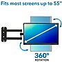 Mount-It! Full-Motion TV Wall Mount for 24" to 55" Flat Screens (MI-2065L)~#|#~94DC261B-D10A-4A7A-8302BC0FD9912FB6_sc7