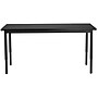 National Public Seating SLT Series 24"W x 60"D Height Adjustable Utility Table, Black (SLT3-2460C)~#|#~94E10B20-64D3-49E7-8B608CD2EDC7FBE8_sc7