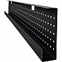 Lorell 66"W x 3"D Modesty Panel, Black (LLR60815)~#|#~94FD2CB2-8BF4-4BA1-9A8A24A1AEDD9826_sc7