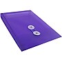 JAM Paper Premium Plastic Filing Envelope with Button & String Closure, 6 1/4" x 9 1/4", Purple, 3/Pack (472B1PUX3)~#|#~9515A85D-9C2F-45B8-ADCF8EB0B2B65768_sc7