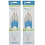 Princeton Select Artiste Mixed Media Synthetic Variety Brush Set No. 10, 5/Set, 2 Sets/Bundle (PBXP3750SET110-2)~#|#~951615AD-00C4-45E0-AAA3A136492C9F66_sc7