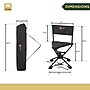 Arrowhead Outdoor 360°-Swiveling Outdoor Chair, Charcoal Black (TSRTKKS0261U)~#|#~953C401E-ABB6-4AA5-BC1CA52175FFDE6B_sc7