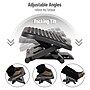 Mind Reader Tilt Adjustable Foot Rest, Black (FTREST-BLK)~#|#~95575B37-7687-4337-BE53371B28BA81FD_sc7