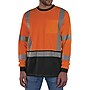 Ergodyne GloWear 8369BK High Visibility Long Sleeve Black Bottom T-Shirt, ANSI Type R Class 3, Orange, 5XL (22229)~#|#~955BD90D-F543-47A3-A3A0BD2097F0E345_sc7