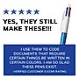 BIC 4-Color Retractable Ballpoint Pens, Medium Point, 1.4mm, Assorted Ink, 3/Pack (14540)~#|#~9573C4EC-0890-4B22-B22D002FA06DAED5_sc7