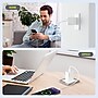 Delton Overtime USB-A/USB-C Wall Charger, 20W, White (DH2USB2A)~#|#~957D748A-CB50-48BA-AB6D89DC09752101_sc7