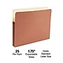 Staples Reinforced File Pocket, 1.75" Expansion, Letter Size, Brown, 25/Box (ST435065)~#|#~9583BDD0-4D97-45C0-A155432FFE695543_sc7