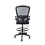 Boss Flip Arm Mesh/Fabric Chair with Footrest and Lumbar Support, Black (B16366BK-BK)~#|#~958753F5-B560-49F5-B9B01C74DA830DD6_sc7