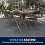 Flash Furniture HERCULES Plastic Folding Chair, Premium Brown, 24/Pack (24LEL3BRN)~#|#~9593BBCD-5F12-4D49-AFB0B4F53F60A584_sc7