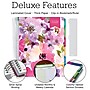 Global Printed Products Deluxe Spring Floral 8.5" x 11" Academic Planner, Plastic Cover, Multicolored (NAD-UNDTP-30)~#|#~959C2F3D-1161-4333-A2A5325411A8D3CD_sc7