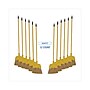 Boardwalk Poly Bristle Angler Broom, 53" Handle, Yellow, 12/Carton (BWK932M)~#|#~95A8146D-28B1-469A-845E9EEB68C3199B_sc7