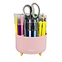 Mind Reader 5-Compartment Rotating Plastic Pen Holder, Pink (SPINPEN-PNK)~#|#~95A9907A-5DBD-4E88-A05822F9CA3F9BDD_sc7