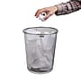 Mind Reader Metal Mesh Trash Can Without Lid, 4.4 Gallon, Silver, 2/Pack (2CIRGA-SIL)~#|#~95CEACCC-8B0E-4FAD-941183DA4367B287_sc7