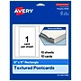 Avery Rectangle Matte Blank Card, White, 10/Pack (19479399859)~#|#~95CF80A2-2385-4433-AEFF4B01FD00F64D_sc7