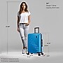 DUKAP Zahav 24" Hardside Suitcase, 4-Wheeled Spinner, TSA Checkpoint Friendly, Teal (DKZAH00M-TEA)~#|#~95D0B7E9-6C95-45E2-89F0A9F49D7BA463_sc7