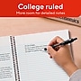TRU RED Premium 1‑Subject Notebook, 8.5” x 11”, College Ruled, 100 Sheets, Brown~#|#~95D83EC6-B9AD-4A16-8FDBFB3CD5BB9C64_sc7