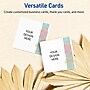 Avery Floral Design Matte Blank Card, White, 120/Pack (S00-EVJ)~#|#~95E1FC69-0AC2-44BB-A66089BA008DAE67_sc7