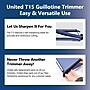 United Commercial 15" Guillotine Paper Cutter, Blue (T15)~#|#~95EAFF7B-C96C-4CD1-90F17DBF98BC3A44_sc7