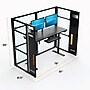 VersaDesk WorkNest 66"H x 81"W U-Shaped Cubicle Panel Workstation, Silver (WNCC-7248-S)~#|#~95ECBCCA-3A97-4A13-87DAC8EF683E2CB4_sc7