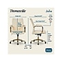 Thomasville Furniture Jolie Ergonomic Fabric Swivel Desk Chair, Cream (60068-CRM)~#|#~96095550-8566-4E89-B98DB7CF8E7A5D35_sc7