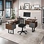 Techni Mobili 59" L-Shaped Desk with Drawers and File Cabinet, Walnut/Black (RTA-4809DL-WAL)~#|#~9616B313-FEB4-4800-B987402458214C2D_sc7