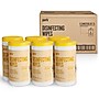 Perk™ Disinfecting Wipes, Lemon, 75 Wipes/Pack, 6/Carton (PK56665CT)~#|#~961AFB1D-AFC8-48D8-A2F0148AAA25E7AC_sc7