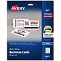Avery Microperforated Business Cards, 2" x 3 1/2", Matte White, 250 Per Pack (8371)~#|#~962B5287-F0FC-4F16-80F479AC7E3E95C2_sc7