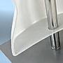 Azar Female White Plastic Bust Torso Mannequin, 12" Square Metal Base (900520-WHT)~#|#~964F56FF-29C1-4B53-84F0D7A99EAC761B_sc7