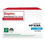 Staples Remanufactured 508A Toner Cartridge Cyan Standard Yield Replacement for HP 508A~#|#~96511E84-843E-4645-B23FC209D551AE48_sc7