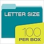 Pendaflex File Folder, 1-Tab, Assorted, Letter Size, Assorted Colors, 100/Box (02315)~#|#~96535E7F-7964-4000-8FD768F81961F235_sc7