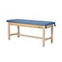 Viva Comfort Aristo Wood H-Brace Physician Exam Table with Paper Cutter and Holder, 500lbs. Capacity, Blue (ADI996-HBFP-BLU)~#|#~96561CBA-B3CC-4B3E-87CF1359FBD8E5AB_sc7
