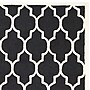 Safavieh Penelope Cambridge 8' x 10' Rectangle Indoor Area Rug, Tufted, Wool, Black/Ivory (CAM134E-8)~#|#~96585FB6-FB4C-49C2-89BA83D973598D05_sc7