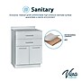Viva Comfort 36"H x 24"W Exam Room Medical Cabine, 2-Drawers, Gray (ADIME902-24-GRY)~#|#~965AFF7F-4EA8-42DB-8A6E0F7A38E899BD_sc7