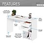 Techni Mobili 48" Writing Desk, White (RTA-913D-WHT)~#|#~966D2FE3-6F83-4312-A31819807489C7FC_sc7