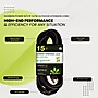 GoGreen Power 15' Indoor/Outdoor Extension Cord, 16 AWG, Black (GG-13715BK)~#|#~96A69BC4-0559-4A80-9955FFE0612632F9_sc7