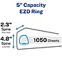 Avery Heavy Duty 5" 3-Ring View Binders, One Touch EZD Ring, Chartreuse (79815)~#|#~96B7C63A-E998-4104-B5A68CFCC84E14B4_sc7