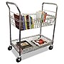 Alera 2-Shelf Wire Mobile Mail Cart, Chrome (ALEMC343722CR)~#|#~96D32DB4-2DE2-401B-AE823D5800C015B3_sc7