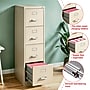 Staples Heavy Duty 4 Drawer Vertical File Cabinet, Letter Size Documents, 26.5" D x 15" W x 51.97" H, Putty/Beige~#|#~96DD1812-BDD1-4C34-821D8BB6E84C7E41_sc7