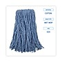 UNISAN Mop Head, Standard Head, Cotton/synthetic Fiber, Cut-End, 20oz, Blue, 12/carton~#|#~96E6DA0F-22E1-4D61-8FD543C1A275D9F6_sc7