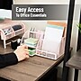 Mind Reader 7-Compartment Metal Desk Organizer File and Accessory Storage, Pink (JOEORG-PNK)~#|#~96EED87E-FF63-4C92-9AFF21C8D12EA7E3_sc7