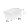 Iris 6 Qt. Snap Lid Storage Box, Clear (200401)~#|#~96F15459-23C9-468A-8D5C2AFF57A78352_sc7