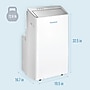 Keystone 115-Volt 12,000 BTU ASHRAE (10,000 BTU DOE) Portable Air Conditioner with Remote, White (KSTAP10PINV)~#|#~9700E80B-0E50-4AD1-93987D1FA67AC0D1_sc7
