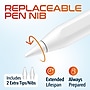 Delton AP7 Stylus Pen for iPad, Wireless Magnetic Charging, White (DAP7)~#|#~97048550-D70A-4A1D-81AB1D3947C7A20A_sc7
