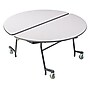 NPS MT Series 60" Round Mobile Cafeteria Table, Grey Nebula (MT60R-MDPEPCGY)~#|#~970FC3B2-6B0C-4AD2-96BBF71B3464279A_sc7
