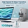 Turonic Dock Hub Pro 15-in-1 Universal Docking Station for Windows and macOS, Silver (BYL-2519)~#|#~97267F10-012A-4201-AC0F6E30A4AE8668_sc7