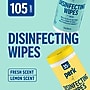 Perk™ Disinfecting Wipes, Fresh & Lemon Scent, 35 Wipes/Container, 3/Pack (PK56666)~#|#~972AB5CC-7442-492D-9C71FD0B0C6B39B7_sc7
