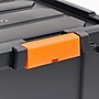 Iris 12 Gallon Heavy Duty Store-It-All Plastic Latching Storage Tote, Black (500215)~#|#~973497AD-9B76-438D-BF20B13799D0F5C9_sc7