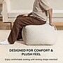 Anji Mountain Cherokee Ivory Fabric Rectangular Pouf Ottoman (AMBPF153-2014)~#|#~9734EF57-CF05-4DD0-8355E01A90068915_sc7