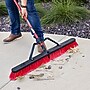 Libman Commercial 36" Multi-Surface Heavy-Duty Push Broom, Red & Black Bristles, 3/Carton (1101)~#|#~975BFBFA-0F25-4496-93F2F62EBA35CA82_sc7